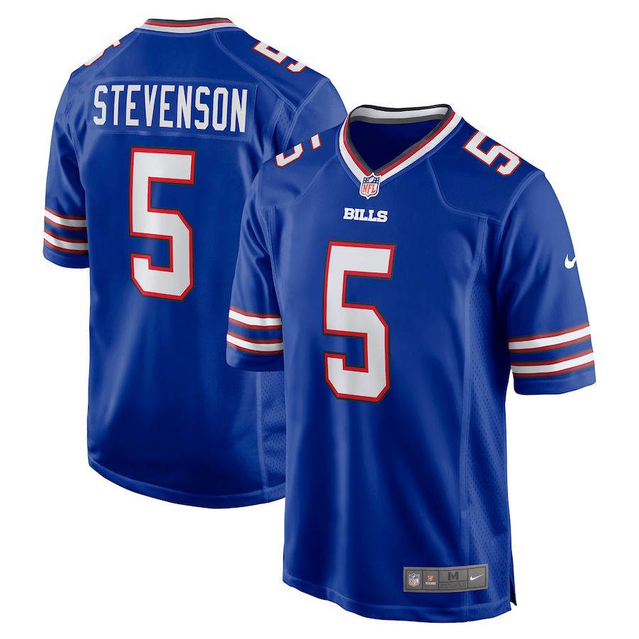 Men Buffalo Bills #5 Marquez Stevenson Nike Royal Game Player NFL Jersey